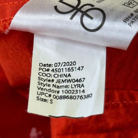 Ella Moss Balloon Sleeve Top Women's S Lyra Boho Crochet Prairie Peasant Blouse - Picture 5 of 11